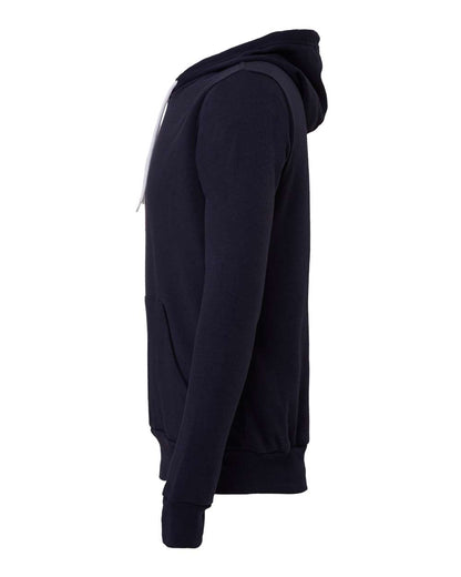 BELLA + CANVAS Unisex Sponge Fleece Hoodie Sweatshirt 3719 #color_Navy