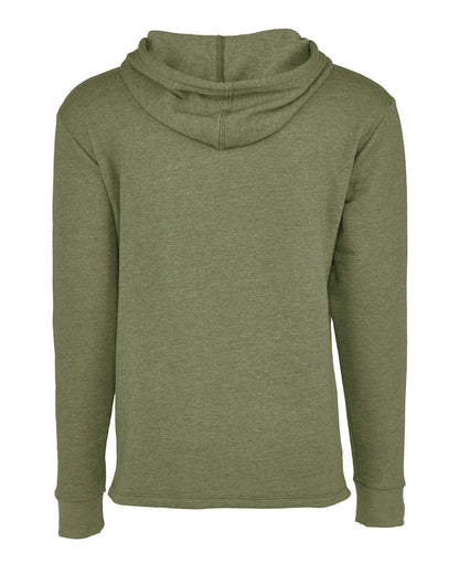 Next Level Malibu Welt Pocket Hoodie 9300 #color_Heather Military Green