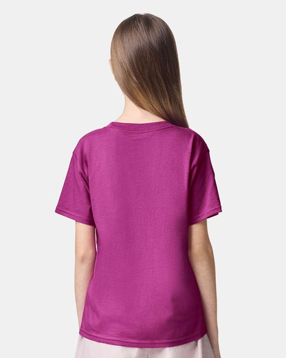 American Apparel Youth Fine Jersey Tee 2001Y #colormdl_Super Pink