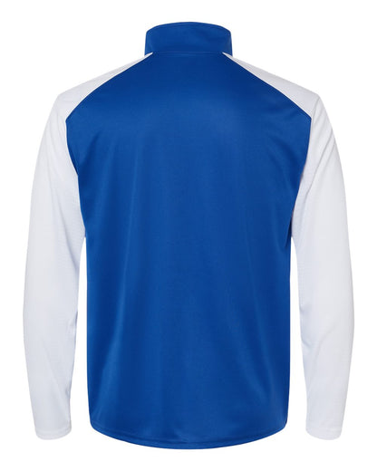 Badger Breakout Quarter-Zip Pullover 4231 #color_Royal/ White