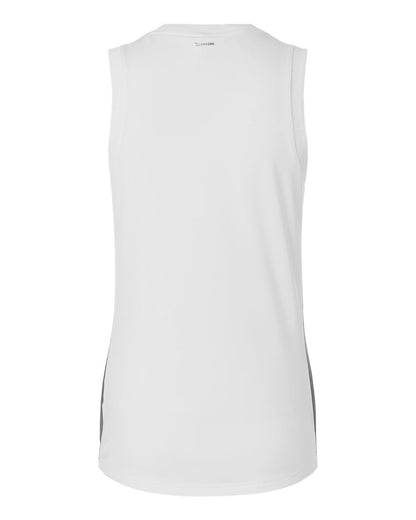 Adidas Women's Quickset V-Neck Sleeveless Jersey AT120 #color_White