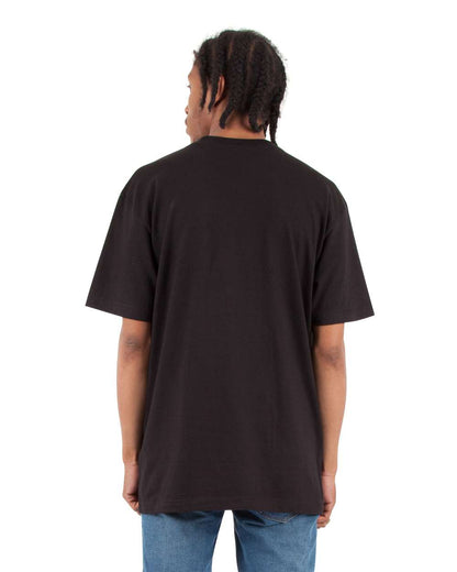 Shaka Wear Unisex RETRO Heavyweight T-Shirt SHRHSS #colormdl_Black