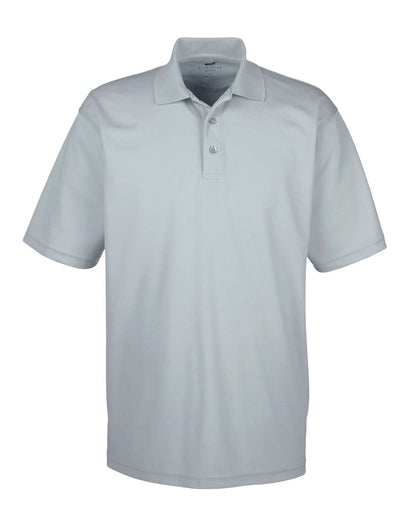 UltraClub Men's Cool & Dry Mesh Piqué Polo 8210 #color_Silver