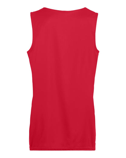 Augusta Sportswear Women's Reversible Wicking Tank Top 147 #color_Red/ White