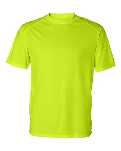 Badger B-Core Sport Shoulders T-Shirt 4120 #color_Safety Yellow