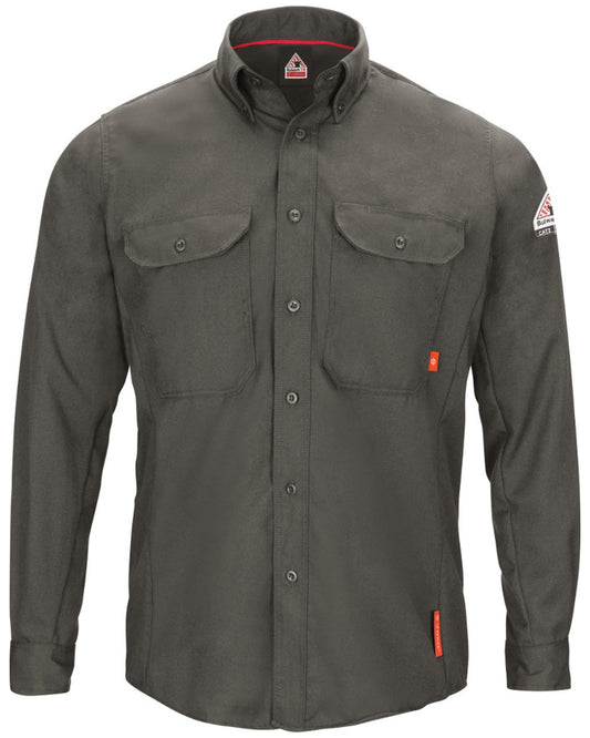 Bulwark iQ Series® Long Sleeve Comfort Woven Lightweight Shirt QS50
