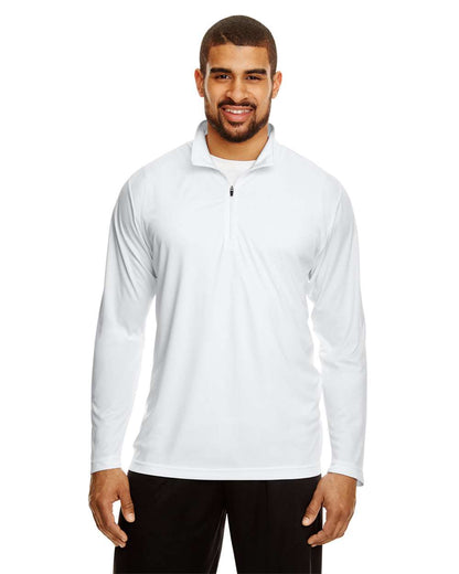 Team 365 Men's Zone Performance Quarter-Zip Pullover TT31 #colormdl_White