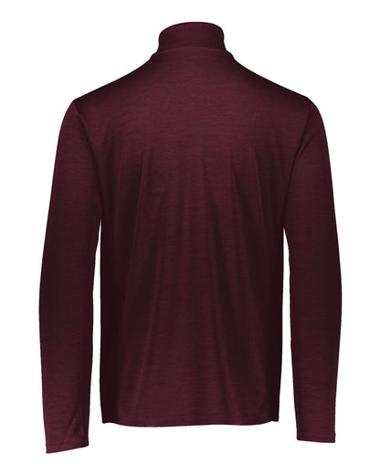 Russell Athletic Men's Striated Quarter-Zip Pullover QZ7EAM #color_Maroon