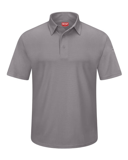 Red Kap Men's Performance Knit® Flex Series Pro Polo SK90 #color_Grey