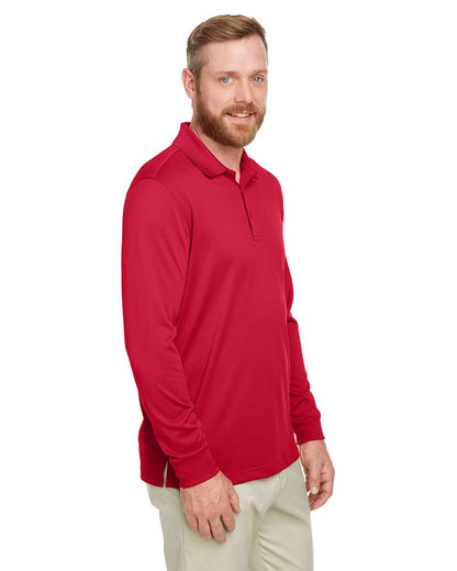 Harriton Men's Advantage Snag Protection Plus IL Long Sleeve Polo M348L #colormdl_Red