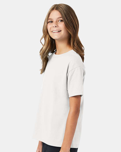 Hanes Ecosmart™ Youth T-Shirt 5370 #colormdl_White