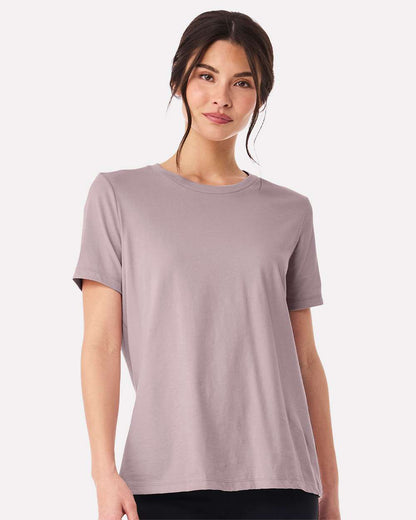 BELLA + CANVAS Women’s Relaxed Jersey Tee 6400 #colormdl_Pink Gravel