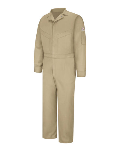 Bulwark Men's Tall Deluxe Coverall CLD4T #color_Khaki