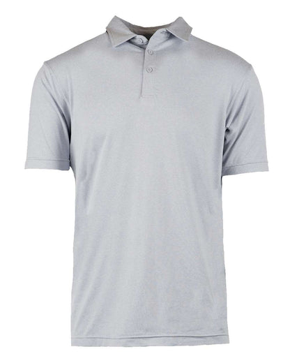 Burnside Dawn to Dusk Polo 0900 #color_Heather Light Grey