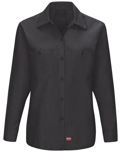 Red Kap Women's Long Sleeve Mimix Work Shirt SX11 Red Kap Women's Long Sleeve Mimix Work Shirt SX11