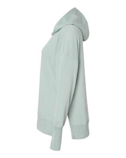 MV Sport Women's French Terry Hooded Sweatshirt W23720 #color_Greenstone