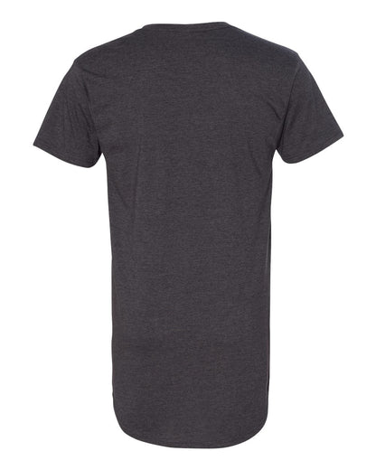 BELLA + CANVAS Long Body Urban Tee 3006 #color_Dark Grey Heather