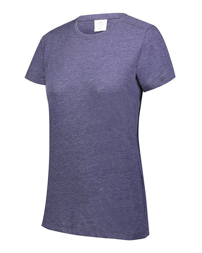 Augusta Sportswear Women's Triblend T-Shirt 3067 #color_Navy Heather