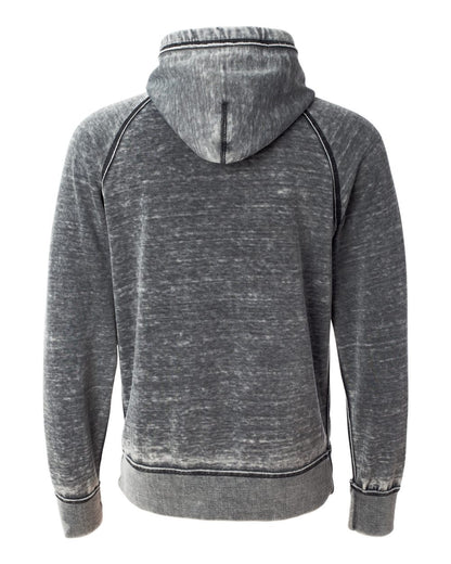 J. America Men's Vintage Zen Fleece Hooded Sweatshirt 8915 #color_Dark Smoke