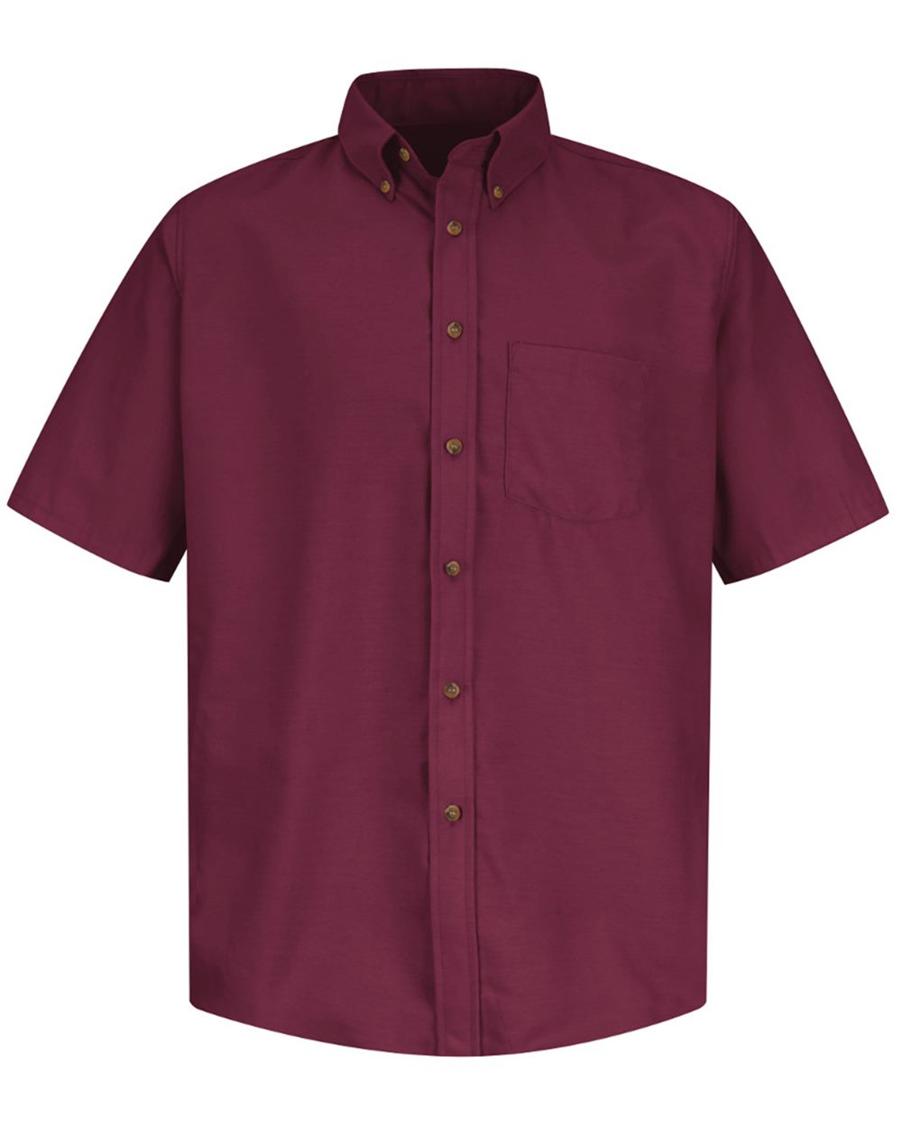 Red Kap Men's Tall Poplin Short Sleeve Dress Shirt SP80T
