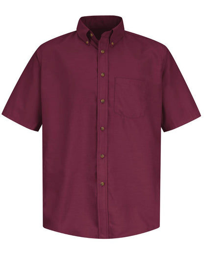 Red Kap Men's Tall Poplin Short Sleeve Dress Shirt SP80T Red Kap Men's Tall Poplin Short Sleeve Dress Shirt SP80T