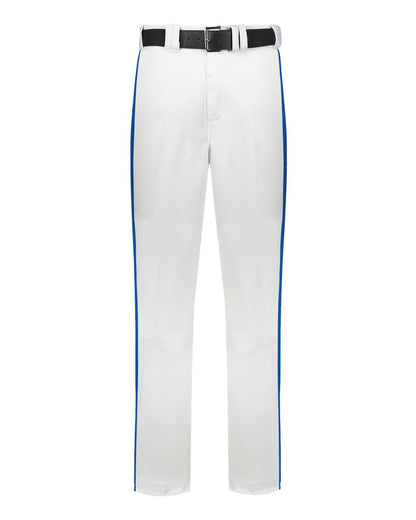 Russell Athletic Unisex Piped Change-Up Baseball Pants R14DBM #color_White/ Royal