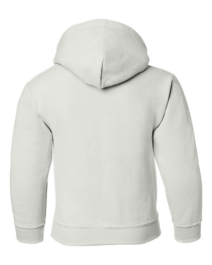 Gildan Heavy Blend™ Youth Hooded Sweatshirt 18500B #color_White