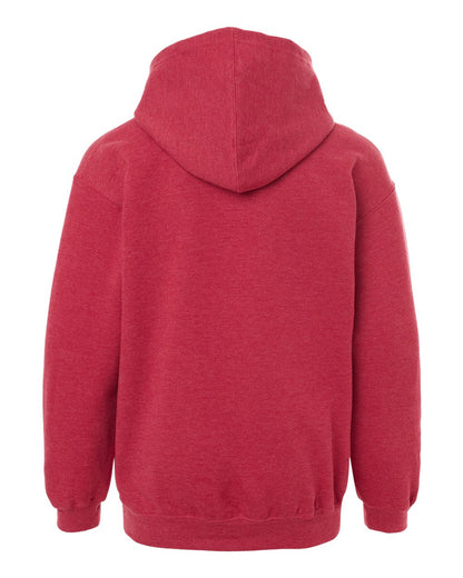 Tultex Youth Hooded Sweatshirt 320Y #color_Heather Red
