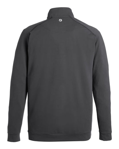 Swannies Men's Colt Quarter-Zip Pullover SWC500 #color_Black