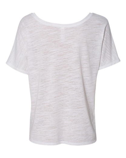 BELLA + CANVAS Women’s Slouchy Tee 8816 #color_White Slub