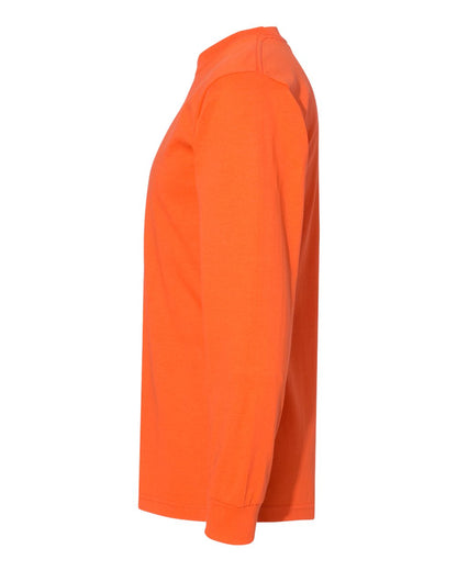 Bayside USA-Made Long Sleeve T-Shirt 6100 #color_Orange