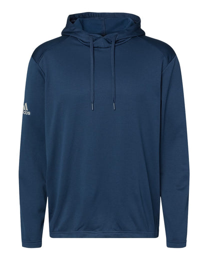 Adidas Textured Mixed Media Hooded Sweatshirt A530 #color_Collegiate Navy