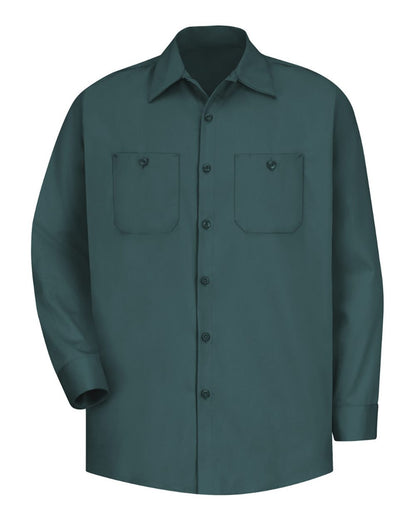 Red Kap Men's Tall Cotton Uniform Shirt SC30T #color_Spruce Green