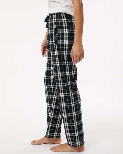 Boxercraft Women's Haley Flannel Pants BW6620 #colormdl_Black/ White