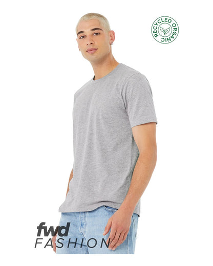 BELLA + CANVAS FWD Fashion Jersey Recycled Organic Tee 3001RCY #colormdl_Athletic Heather