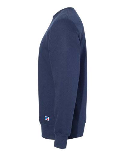 Russell Athletic Unisex Cotton Rich Crewneck Sweatshirt 82RNSM #color_Navy