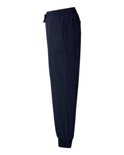 Jaanuu Men's Osmo 8-Pocket Scrub Joggers M20002 #color_Midnight Navy