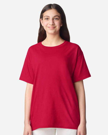 Gildan Youth Light Cotton T-Shirt 3000B #colormdl_Cherry Red