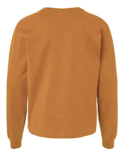 BELLA + CANVAS Youth 6oz. Heavyweight Long Sleeve Tee 3511Y #color_Toast