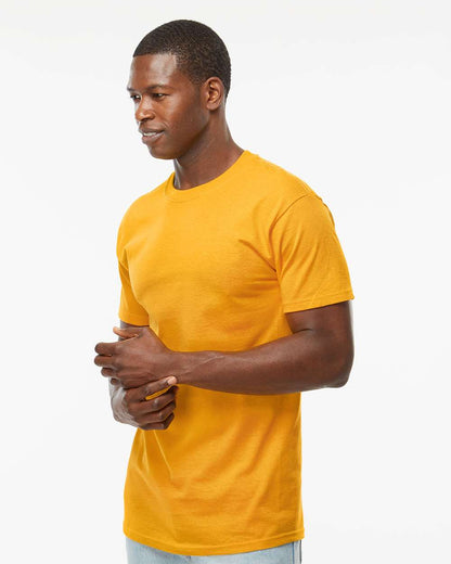 M&O Men's Gold Soft Touch T-Shirt 4800 #colormdl_Gold