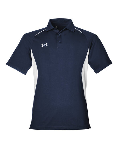 Under Armour Men's Title Polo 2.0 1383263 #color_Midnight Navy/ White