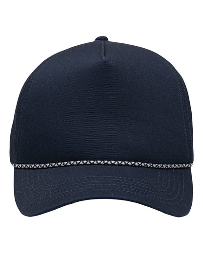 Sportsman Five-Panel Rope Heritage Fit Cap SP1300 #color_Navy