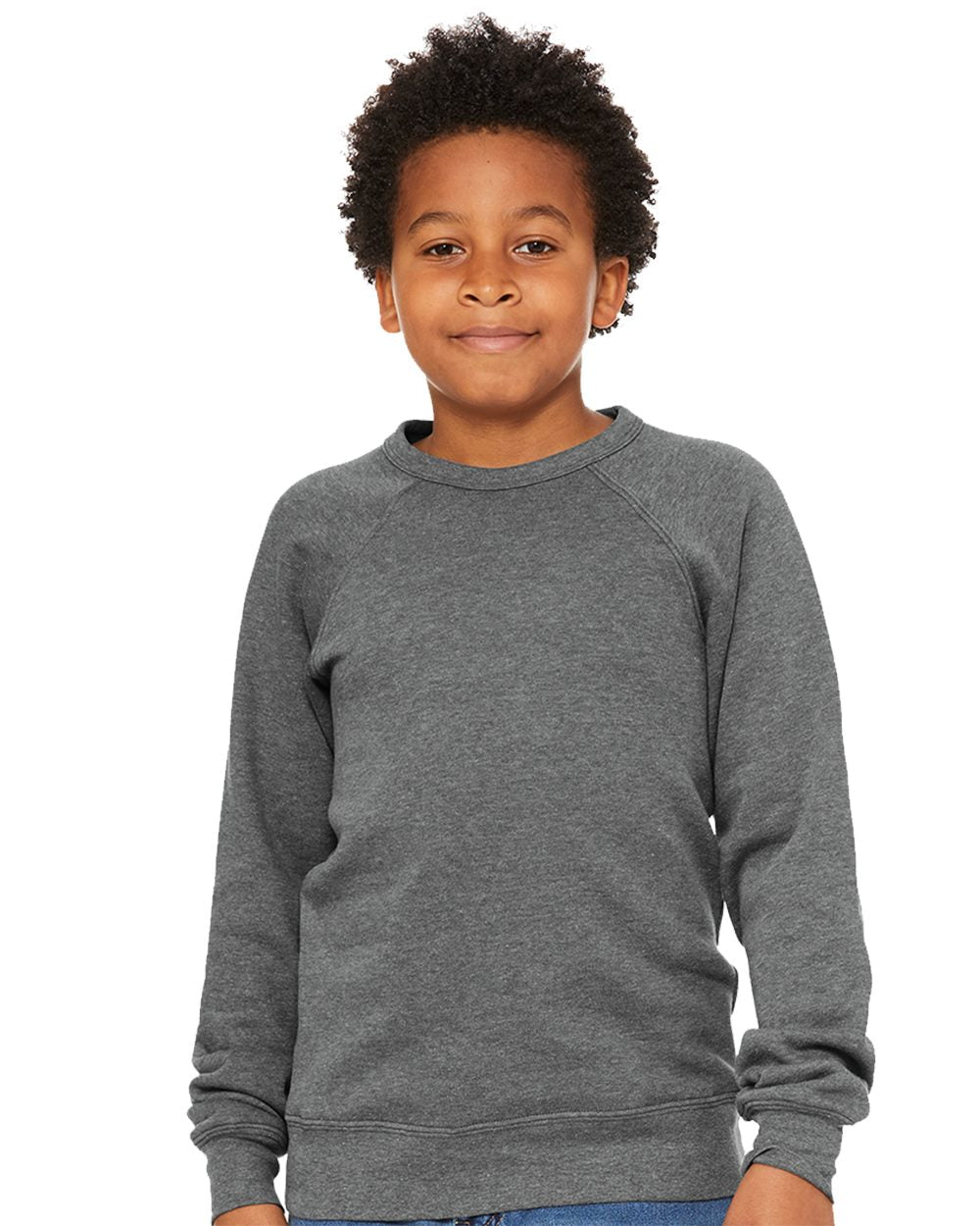 BELLA + CANVAS Youth Sponge Fleece Crewneck Sweatshirt 3901Y