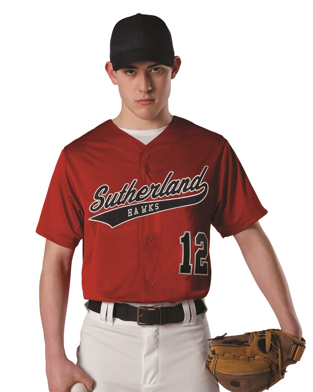 Alleson Athletic Dura Light Mesh Baseball Jersey 52MFFJ