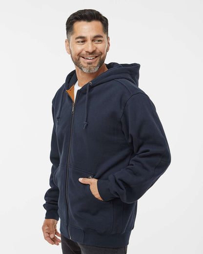 DRI DUCK Crossfire Heavyweight Power Fleece Hooded Jacket with Thermal Lining Tall Sizes 7033T #colormdl_Navy