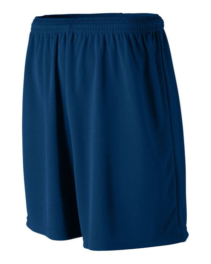 Augusta Sportswear Wicking Mesh Athletic Shorts 805 #color_Navy