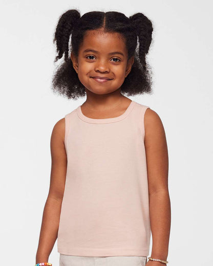 Rabbit Skins Toddler Fine Jersey Tank 3323 #colormdl_Blush