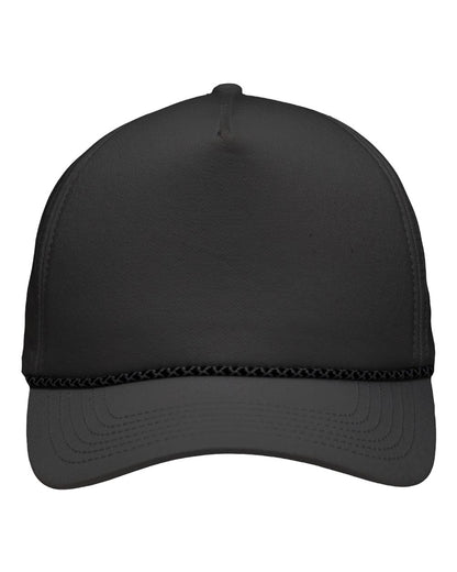 Sportsman Five-Panel Rope Heritage Fit Cap SP1300 #color_Charcoal