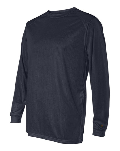 Badger B-Core Long Sleeve T-Shirt 4104 #color_Navy