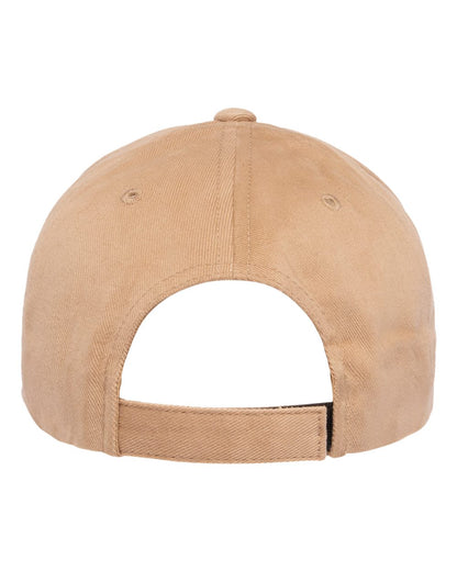 YP Classics Structured Brushed Twill Cap 6363V #color_Khaki
